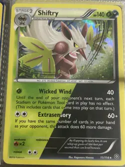 Shiftry 11/114 2016 Steam Siege Holo Rare Pokemon Card LP-NM - Image 1