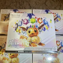 Pokemon TCG Prismatic Evolutions ETB Elite Trainer Box Sealed 7 - Read Desc - Image 1
