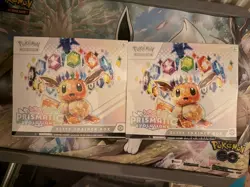Pokemon TCG Scarlet & Violet Prismatic Evolutions Elite Trainer Box x2 - Image 1
