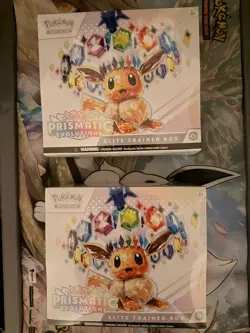 Pokemon TCG Scarlet & Violet Prismatic Evolutions Elite Trainer Box x2 - Image 2