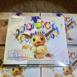 Pokemon TCG Prismatic Evolutions ETB Elite Trainer Box Sealed 6 - Read Desc - Image 1