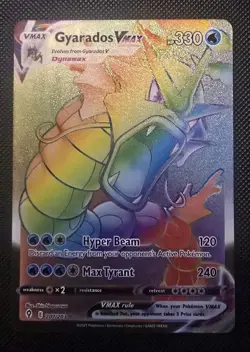 Pokemon TCG - Gyarados VMAX 207/203 - Evolving Skies (NM) - Holo Rare Rainbow - Image 1