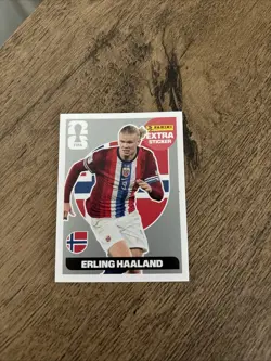 2026 Panini World Cup Extra Sticker Erling Haaland (Silver Rare) - Image 2
