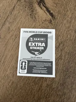 2026 Panini World Cup Extra Sticker Erling Haaland (Silver Rare) - Image 3