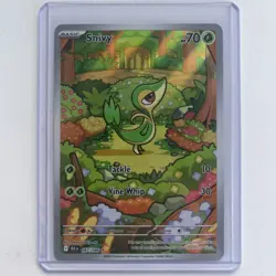Snivy 087/086 IR (Illustration Rare) Black Bolt English BLK EN - Image 1
