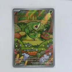 Snivy 087/086 IR (Illustration Rare) Black Bolt English BLK EN - Image 3