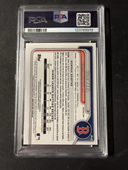 2024 Bowman Chrome 1st Kyle Teel Refractor Auto /499 PSA 10 - Image 2