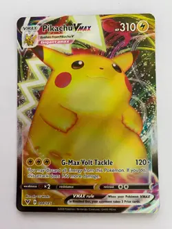 Pikachu VMAX 044/185 - Full Art Ultra Rare - Vivid Voltage - Pokemon TCG - NM/M - Image 1