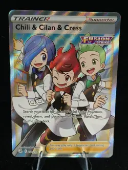 Chili & Cilan & Cress 258/264 Rare Ultra Fusion Strike - Image 1