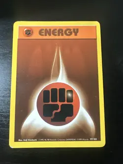 Pokemon TCG Fighting Energy Korean Base Set, Unlimited Common Card 97/102 - Image 2