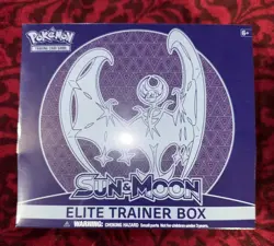 NEW Sun & Moon Lunala Pokemon Elite Trainer Box ETB Sealed - Image 1