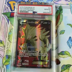 Pokemon TCG XY Ancient Origins Tyranitar EX 91/98 Full Art Holo PSA 10 gem MINT - Image 1