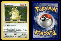 Kangaskhan 5/64 Unlimited Holo Rare Holo Jungle Pokemon Card - 1 - Image 1