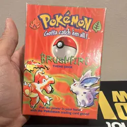 Wizards of the Coast Pokemon TCG Brushfire Theme Deck Sealed 60 Cards 1999 - Image 4