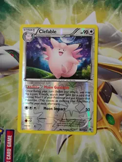 Pokemon 2012 Light Play Clefable 98/135 Plasma Storm REVERSE Card - Image 1
