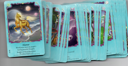 Bella Sara CCG - Moonfairie - Complete 55 Card Non-Foil Set + Sticker Set - Image 1