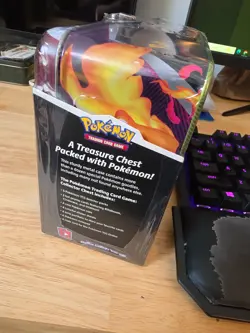 Pokemon TCG: 2020 Fall Charizard Collectors Chest Lunch Box Tin NFS - Image 4