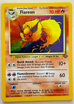 Pokemon Flareon 03/64 Jungle Holo - Front Super CLEAN!! - Image 1