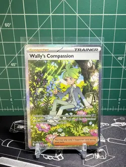 Pokemon TCG: Wally’s Compassion 186/132 ⭐⭐ ME01 SiR NM ENG Foil - Image 1