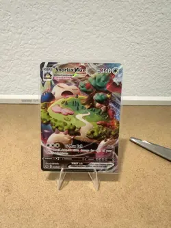 Pokemon Snorlax VMAX 142/202 Sword & Shield Full Art Rare Holo VMAX NM - Image 1