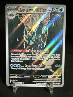 Clawitzer - 141/132 - Illustration Rare English Pokemon Mega Evolution Base - Image 1