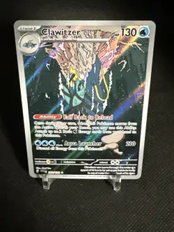 Clawitzer - 141/132 - Illustration Rare English Pokemon Mega Evolution Base - Image 4