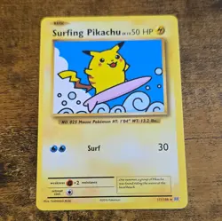 The Pokemon Company Surfing Pikachu 111/108 Evolutions Secret Rare Eng HP 50 - Image 1
