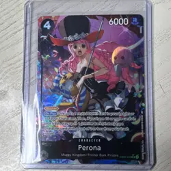 Bandai One Piece CCG Perona Special Foil Character Card EB03-045 6000 Power - Image 1