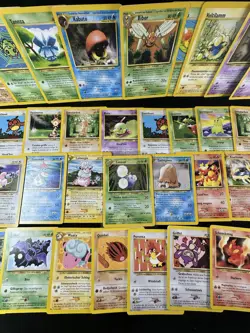 Pokemon TCG Neo Genesis French & German Lot 33 Cards Including Cotovol Holo Rare - Image 2