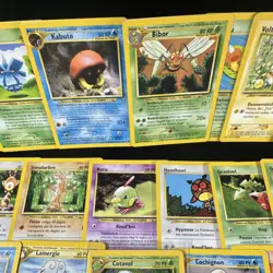 Pokemon TCG Neo Genesis French & German Lot 33 Cards Including Cotovol Holo Rare - Image 4