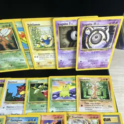 Pokemon TCG Neo Genesis French & German Lot 33 Cards Including Cotovol Holo Rare - Image 5