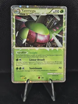 Yanmega Prime 98/102 HGSS Triumphant Pokemon Card Holo Foil Rare Near Mint - Image 1