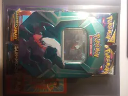 Darkrai Tin 3 Booster Packs Pokemon Trading Card Game TCG - Image 1