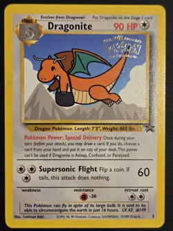 Pokemon TCG Dragonite WB Movie Black Star Promo Card #5 - NM - Image 1