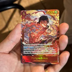 One Piece Card Game - Portgas.D.Ace - OP16-118 - Alt Art - SEC - English - Image 1