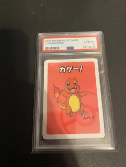 Pokemon Charmander Old Maid Card Baba Nuki 2019 Ooyama Art PSA 10 GEM MINT - Image 1