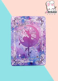 Sailor Moon Trading Card Game Minako Aino Karte Anime Manga Fan Made CDS-SR-03 - Image 3