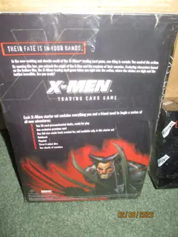 WOTC X-Men TCG Trading Card Game 2-Player Starter Set + Sealed Booster Box NIB - Image 2