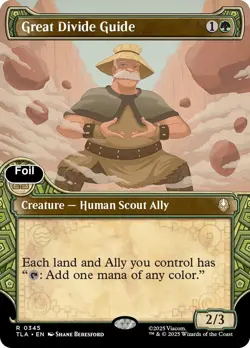 Great Divide Guide (Showcase) Foil 345 Avatar: The Last Airbender NM EN - Image 1