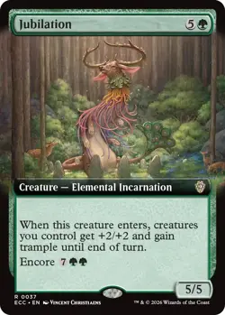 Jubilation (Extended Art) 37 Commander: Lorwyn Eclipsed NM EN - Image 1