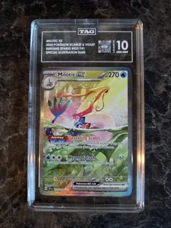 Pokemon MILOTIC ex SIR - Surging Sparks #237/191 - TAG 10 GEM MINT - Image 1