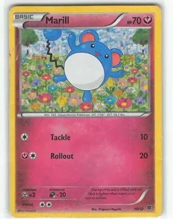 Marill 010/012 Holo Promo McDonald's Promos 2015 Pokemon HP Negishi - Image 1