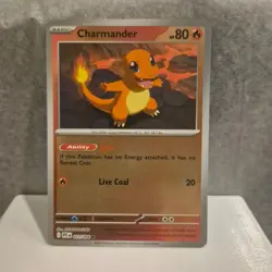 CHARMANDER 011/094 C PHANTASMAL FLAMES POKEMON REVERSE HOLO LP - Image 1