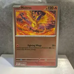 MOLTRES 014/094 R PHANTASMAL FLAMES POKEMON HOLO LP - Image 1