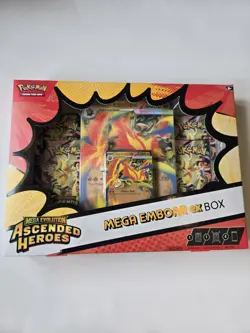 Pokemon Mega Emboar ex Box Sealed Ascended Heroes - Image 1
