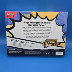 Pokemon TCG: Ascended Heroes - Mega Feraligatr Ex Box - Brand New! - Image 2
