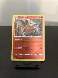 Pokemon Go Charizard 10/78 Reverse Holo Rare TCG NM - Image 1