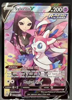 Pokemon SYLVEON V TG14/TG30 Brilliant Stars Trainer Gallery - Image 1