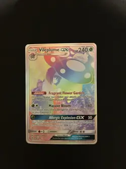Pokemon TCG Vileplume GX Cosmic Eclipse #250/236 NM/LP - Image 1