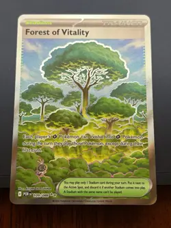 Pokemon TCG Forest of Vitality POR 109/088 Full Art Trainer Foil English - Image 1